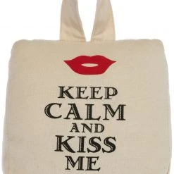 Türstopper KEEP CALM AND KISS ME - beige