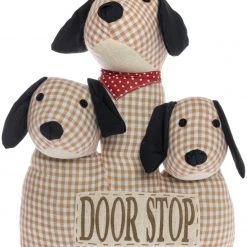 Türstopper 3-KÖPFIGER HUND FLUFFY - beige