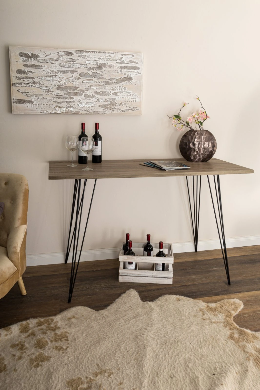 Konsole POLINA - braun - 140x81cm – Bild 4