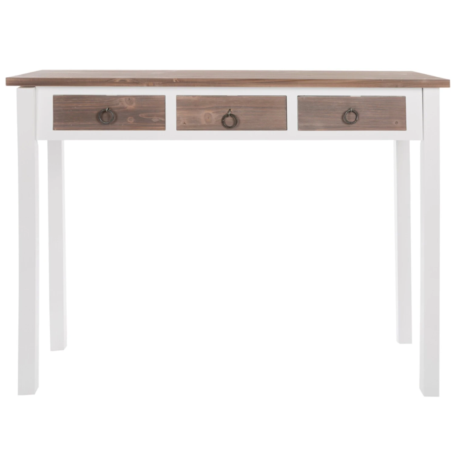 Konsole STRAIGHT - weiß-braun - 105 cm – Bild 2