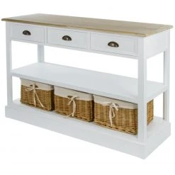 Konsole FLORENCE - weiß - 120x40cm