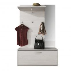 2-teilige Garderobe SINA - Anderson Pine weiß - 160 cm