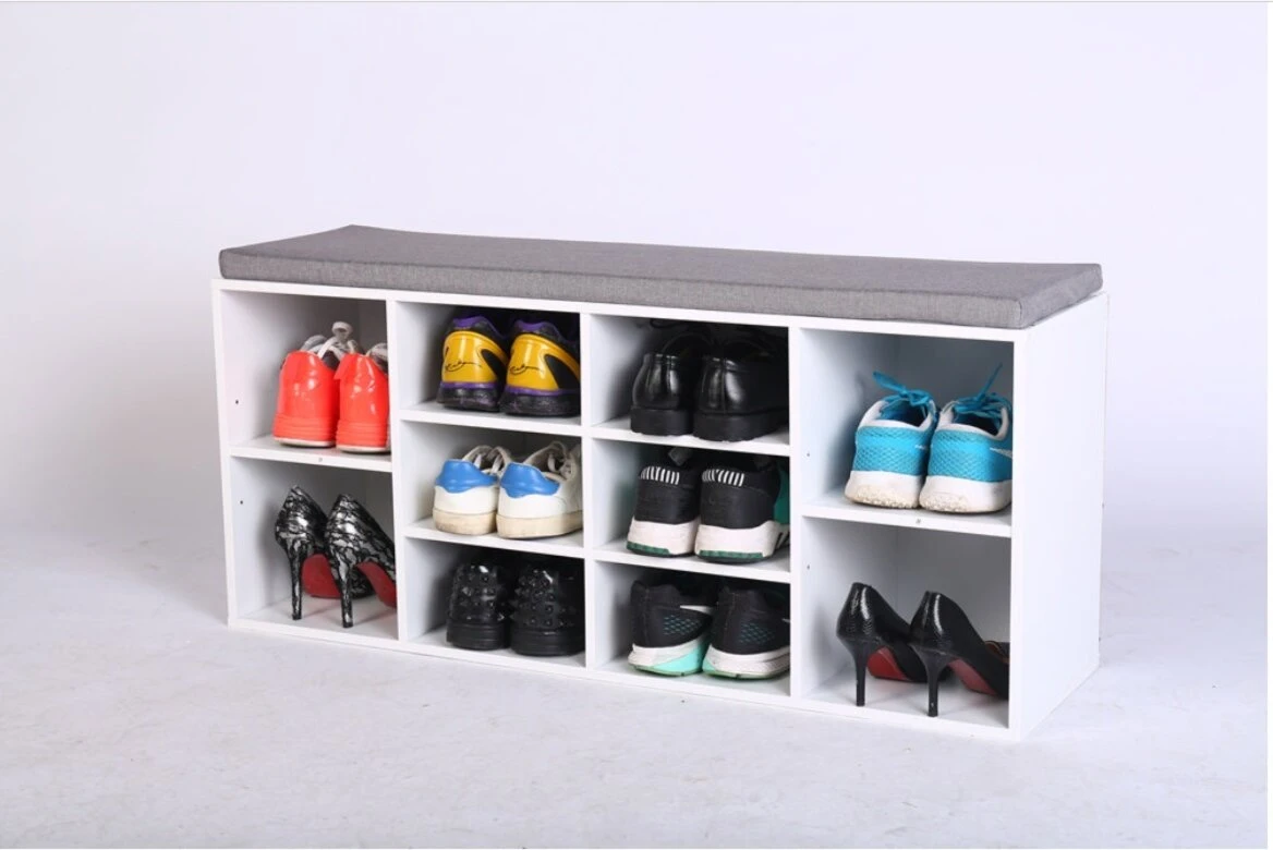 Schuhbank HAPPY HOME - weiß - 104 cm – Bild 2