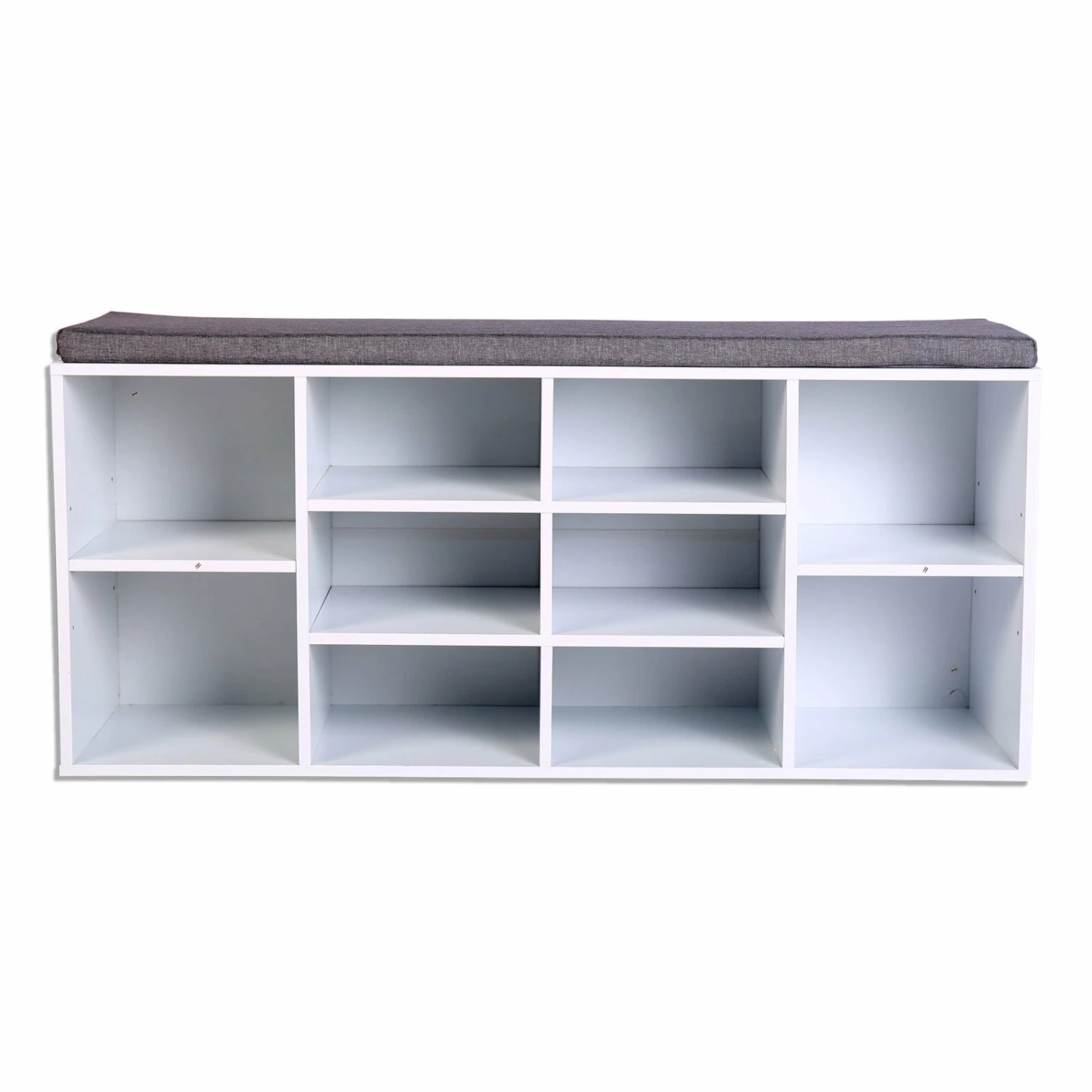 Schuhbank HAPPY HOME - weiß - 104 cm